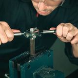 2-1/2" Button Die Holder Bar Type | All-Steel Die Stock | 495mm Length