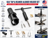 π§ BLUEFOX TOOLS Self-Aligning Tap & Reamer Wrench Holder Set β Tapping Guide M6βM12 |