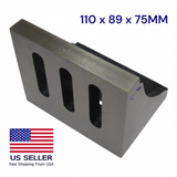 🔧 BLUEFOX TOOLS Slotted Angle Plate Cast Iron 110 × 89 × 75mm Precision Ground Fixture