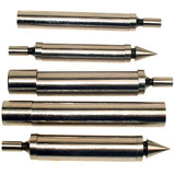 Precision 5 Piece Center & Edge Finder Set | Hardened Tool Steel | Imperial Standard | Milling Machine & Jig Boring Alignment Tool
