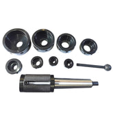 MT5 Sliding Tailstock Die Holder Set (16β65mm) | Metric Lathe Threading Tool for Button Dies