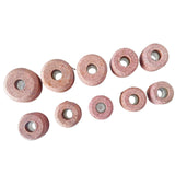 10-Piece Valve Seat Grinding Stone Set for Sioux Holder | 11/16" Thread | 80 Grit