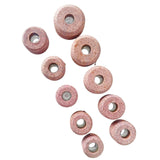 10-Piece Valve Seat Grinding Stone Set for Sioux Holder | 11/16" Thread | 80 Grit