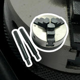 50mm 3 Jaw Mini Lathe Chuck Self Centering | M14×1 Threaded Reversible Jaw Chuck | Precision Tool Steel Jaws