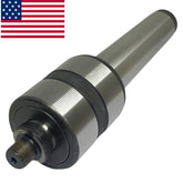 Threaded Revolving Live Center MT4 Morse Taper | 14×1mm Threaded Nose | Ball Bearing Tailstock Center for Lathe