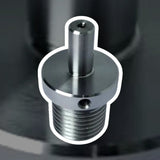 Tailstock Wood Lathe Chuck Adapter | 1/2″ Straight Shank to 1″ × 8 TPI | Precision Remounting & Alignment Tool