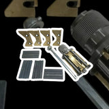 Heavy Duty Cylinder Engine Hone Kit 2-1/2" to 5-1/2" – Honing Machine with 4 Grit Stone Sets & Metal Case
