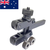 Industrial Clamp Type Knurling Tool – 16mm Shank | Adjustable Head | 2-Wheel | Includes Spare Knurls