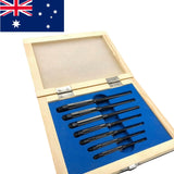 Adjustable Hand Reamer Set – 7 Pcs (Sizes 8/A to 2/A) | HSS M2 Blades | Wooden Case