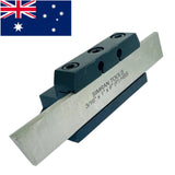 Parting Tool Holder & Blade 16mm Shank Clamp Type Cut-Off Tool Holder with 3/16" x 1" x 6" HSS Parting Blade
