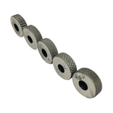 12mm Knurling Tool Holder with 6 Pattern Diamond & Linear Knurling Wheels – 12 x 12 x 100 mm