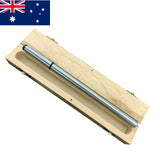 Lathe Alignment Test Bar MT2 Morse Taper – Precision Tailstock & Spindle Alignment Tool with Wooden Box | Bluefox Tools