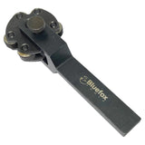 🔩 6 Head Swivel Knurling Tool Holder | Fine, Medium & Coarse Knurls Included | Rotating Head Lathe Knurling Tool | 5" Shank | Bluefox Tools