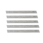 Set of 5 HSS Spare Parting Blades 1.5 x 5.5 x 63mm for Mini Lathe Parting Tool Holders | Fits 6mm, 8mm & 10mm Holders