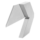 Center Square Set 1-1/2" & 3" Machinist Center Finder Gauges | Precision Centering & Layout Tool Set for Round and Square Stock
