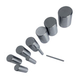 10pc Disc Cutter Set 3-31mm Round Punches for Sheet Metal | High Carbon Steel Circular Disc Cutting Tool
