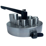 10pc Disc Cutter Set 3-31mm Round Punches for Sheet Metal | High Carbon Steel Circular Disc Cutting Tool
