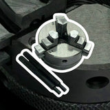 🔧 50mm 3 Jaw Self Centering Mini Lathe Chuck | M12 x 1 Thread | Reversible Hardened Jaws