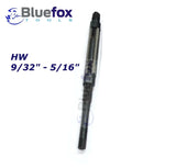 BlueFox Tools 4 Pcs Micro Adjustable Hand Reamer Set 1/4" to 3/8" (6.35–9.52mm) | Carbon Steel Adjustable Reaming Tools for Precision Hole Sizing & Repair