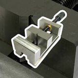 BlueFox Tools 60mm Precision Toolmaker's Grinding Vice | 2-3/8" Hardened & Ground Workholding Vise for Grinding, Milling, Inspection & Jig Boring
