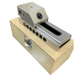 BlueFox Tools 3" Screwless Pin Type Precision Grinding Vice | Hardened Tool Steel Machine Vise | 100mm Jaw Opening for Grinding, Milling & Inspection