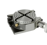 BlueFox Tools 3" (80mm) Horizontal & Vertical Rotary Table | 4-Slot Precision Milling Machine Rotary Table | 36:1 Gear Ratio