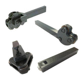 Blue Fox Tools Super Set of 4 Knurling Tool Holders | 1, 2, 3 & 6 Wheel Knurling Tool Combo | Fine, Medium & Coarse | Export Quality