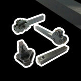 Blue Fox Tools Super Set of 4 Knurling Tool Holders | 1, 2, 3 & 6 Wheel Knurling Tool Combo | Fine, Medium & Coarse | Export Quality