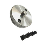 Blue Fox Tools 65mm 4 Jaw Self Centering Chuck with Back Plate & T-Nuts | M14 x 1 Thread | For 3" & 4" Rotary Tables