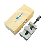 BLUEFOX 60mm Toolmakers Grinding Vice | 2-3/8" Precision Machine Vise | Hardened Steel with Wooden Storage Box