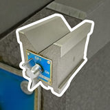 BLUEFOX Precision Magnetic V Block 80 x 70 x 60mm | Single Piece | High Magnetic Force Hardened Steel Vee Block