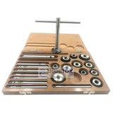 BLUEFOX 12 Pcs Valve Seat & Face Cutter Set | Vintage Car & Motorcycle Engine Valve Seat Cutter Kit with Guides & Storage Box