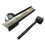 BLUEFOX 3/8" x 7/8" x 5" Lathe Cut-Off Parting Tool Holder with 3/32" HSS Blade | Precision Lathe Parting Tool Set