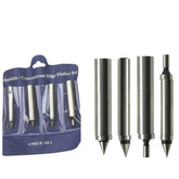 BLUEFOX Edge Finder Center Finder 4 Piece Wiggler Set | Single & Double End Edge Finder for Milling Machine, CNC & Drill Press
