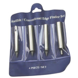 BLUEFOX Edge Finder Center Finder 4 Piece Wiggler Set | Single & Double End Edge Finder for Milling Machine, CNC & Drill Press