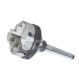 BLUEFOX 65mm 3-Jaw Self-Centering Lathe Chuck with MT3 Mounting Shank Arbor | Mini Lathe Chuck | Hardened & Ground | M12 Drawbar