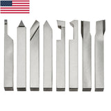 🔧 BLUEFOX TOOLS 8-Piece 6mm HSS Lathe Form Tool Set | 6 x 6 x 65mm Square Shank M2 Cutting Tools