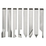 🔧 BLUEFOX TOOLS 8-Piece 6mm HSS Lathe Form Tool Set | 6 x 6 x 65mm Square Shank M2 Cutting Tools