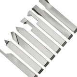 🔧 BLUEFOX TOOLS 8-Piece 6mm HSS Lathe Form Tool Set | 6 x 6 x 65mm Square Shank M2 Cutting Tools