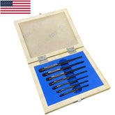 🔧 BLUEFOX TOOLS 7pc Adjustable Hand Reamer Set HV-H3 1/4"–15/32" Carbon Steel with Wooden Box