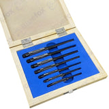 🔧 BLUEFOX TOOLS 7pc Adjustable Hand Reamer Set HV-H3 1/4"–15/32" Carbon Steel with Wooden Box