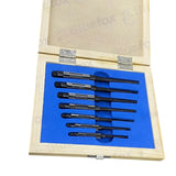 🔧 BLUEFOX TOOLS 7pc Adjustable Hand Reamer Set HV-H3 1/4"–15/32" Carbon Steel with Wooden Box