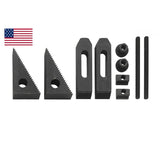 🔧 BLUEFOX TOOLS M6 Clamping Kit Set for 3" & 4" Rotary Tables – Milling Machine Accessories