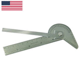 🔧 BLUEFOX TOOLS Multi-Purpose Stainless Steel Protractor Square Rule & Centre Finder – Drill Point Gauge