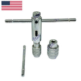 🔧 BLUEFOX TOOLS Ratchet Type Tap Wrench Set with 2 Interchangeable Heads – M3–M12 Reversible Threading Tool