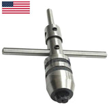 🔧 BLUEFOX TOOLS Piloted Spindle Tap Wrench 1/4"–1/2" (6.35–12mm) – EN31 Hardened & Ground Jaws