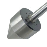 🔧 BLUEFOX TOOLS MT2 Revolving Live Center Bull Nose Pipe Center – 1/2" to 2-1/2" Capacity