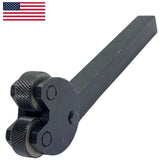 🔧 BLUEFOX TOOLS Pivot Head Knurling Tool Holder – 2 Knurls, 1/2" Shank, 4-1/2" OAL for Lathe