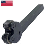 🔧 BLUEFOX TOOLS Pivot Head Knurling Tool Holder – 2 Knurls, 1/2" Shank, 4-1/2" OAL for Lathe