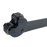🔧 BLUEFOX TOOLS Pivot Head Knurling Tool Holder – 2 Knurls, 1/2" Shank, 4-1/2" OAL for Lathe